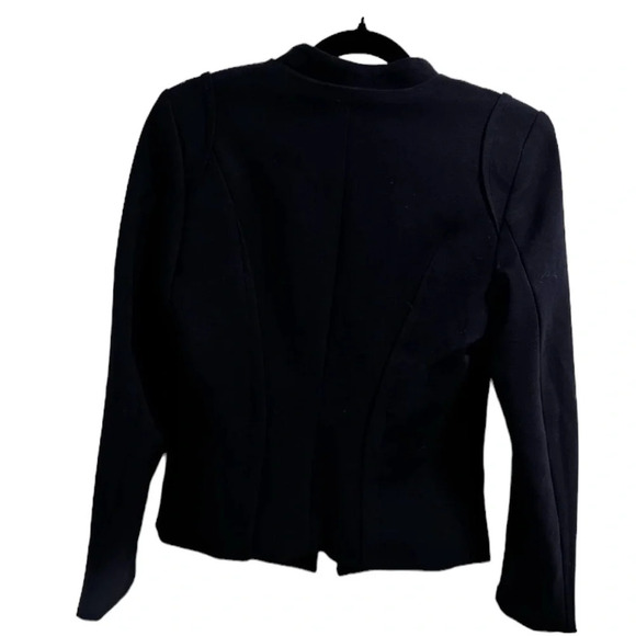 US Size 6 navy blue h&m blazer gold buttons in excellent conditionβ - Picture 5 of 5